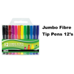 Treeline Jumbo Koki Pens / Fibre Tip Pens 12's